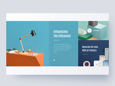 Experimental CardBlock Web UI Exploration design flat grid masonry minimal portfolio responsive simple square typography ui ux