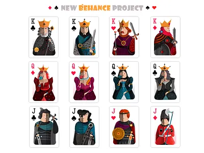 New Behance Project ! ^_^ 2d behance bura card character flat game illustration texture vector