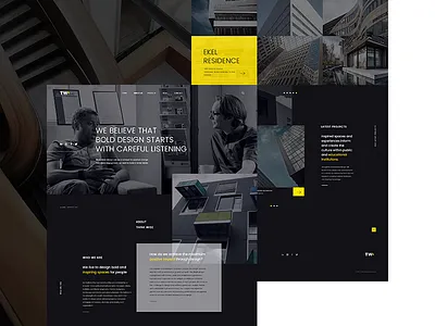 Think Wise Architecture architecture design graphicdesign interface landing layout ui ux uxdesign webdesign website wordpress