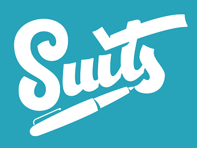 Suits Soccer-Themed Badge badge hand lettering lettering pen soccer badge suits