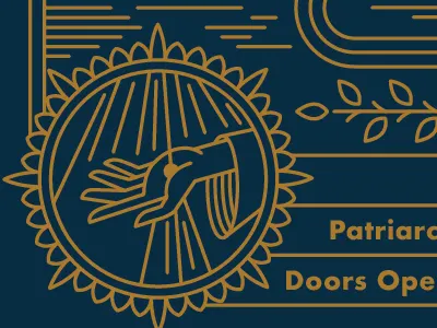 History Or Hoax? beer church illustration line poster scandinavian