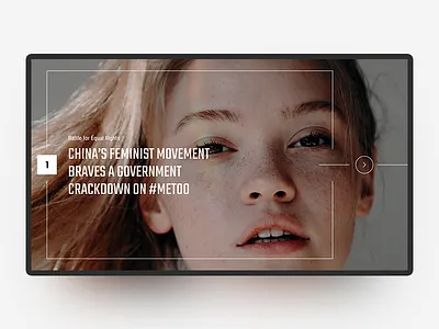 UI Experiment #13 blog experiment font free homepage landing mondrianizm ui unsplash ux website