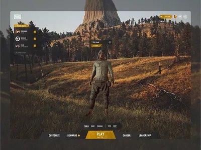 My take on PUBGs interface battlegrounds game pubg ui