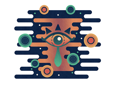 Sheikah botw color complementary dark eye nintendo sheikah space stars switch weird zelda