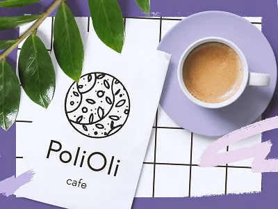 PoliOli bakery coffee coffee shop food identity local logo wrocław