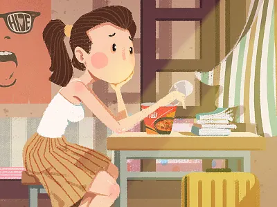 怀旧校园-宿舍 girl