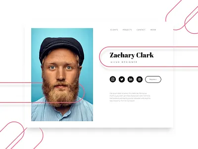 Personal Portfolio | Concept Design personal portfolio ui ux