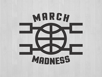 March Madness 2018 basketball bracket championship illustration logo march madness sports tournament