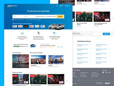 Airport Rentals New Website airport booking car car rental flights responsive search website