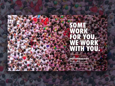 EVENTS REDEFINED: We know our clients... brand campaign design marketing poster ui