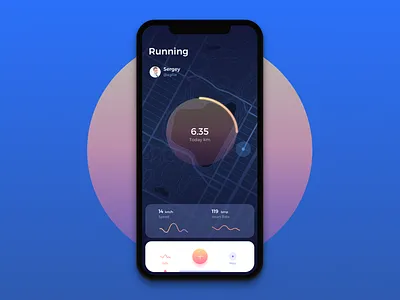 Fitness App concept activties fitness interface ios iphonex mobile simple sport tracker ui ux visualization