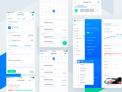 Fiskl Online SME Finance Platform chart crm dashboard finance invoicing light management money stats system