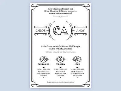 My Wedding Invitation! invitation line art wedding