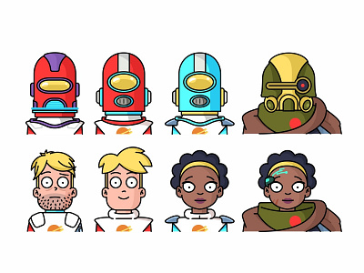 Final Space Characters 2d astronaut avatar cartoon characters final space friends gary mooncake mystery smile universe