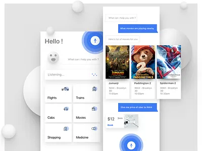 AI Assistant ai clean help ios mic search service voice