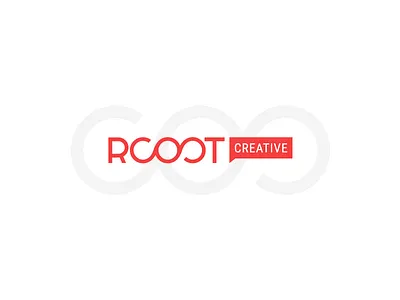 Rooot Big Logo creative double infinity logo red rooot