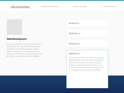 AP.UI.002 - Web Services Accordion accordion app collapse expand flat modal modern ui ux website widget