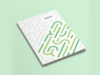 Abstract 🌵(Mockup) abstract cactus geometric green lines