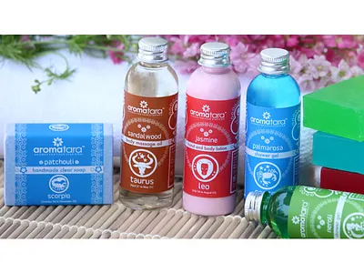 Aromatara - Aromas for your star sign aroma aromatherapy lotion oil packaging product shoot shower sign soap star zodiac