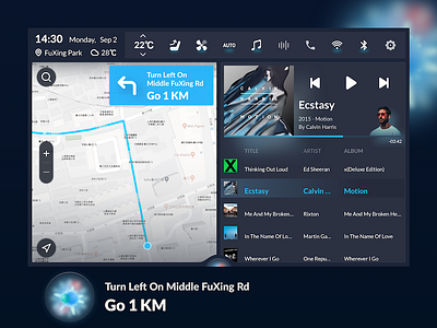 HMI car car dashboard dashboard design hmi interface