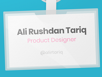 Hi Dribbble! debut first shot hello illustration lanyard