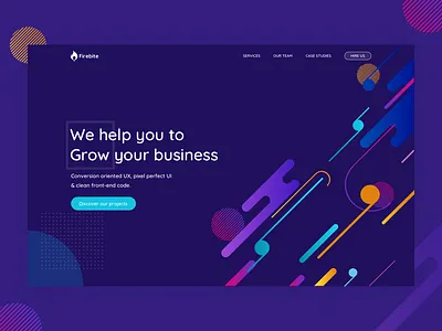 Firebite Agency basicshape branding colorful hanoi homepage rebranding saigon shape studio vietnam website