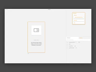 Views Tools - Interface architecture environment