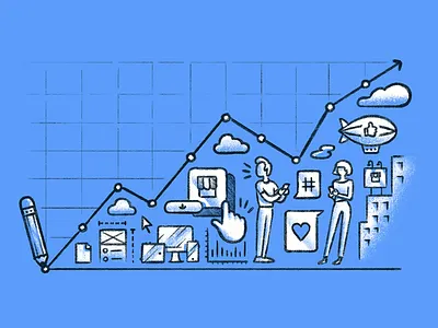 Design Roi 420 app business design editorial engagement growth illustration kpi marketing roi user