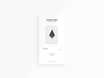 Daily UI Challenge #017 — Email Receipt 017 challenge clean confirmation dailyui email interaction design receipt ui user interface design