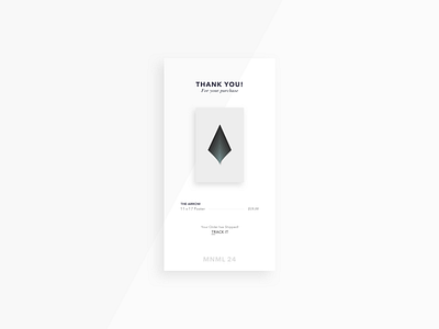 Daily UI Challenge #017 — Email Receipt 017 challenge clean confirmation dailyui email interaction design receipt ui user interface design