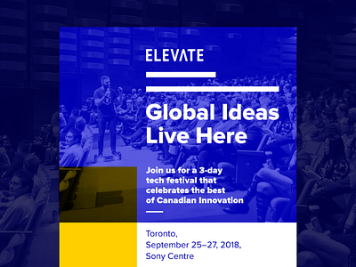 Landing Page design edgy landing page modern toronto visual design