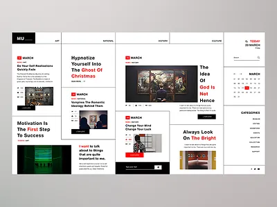 Museum calendar design grid layout minimal museum simple ui uidesign uxdesign weather