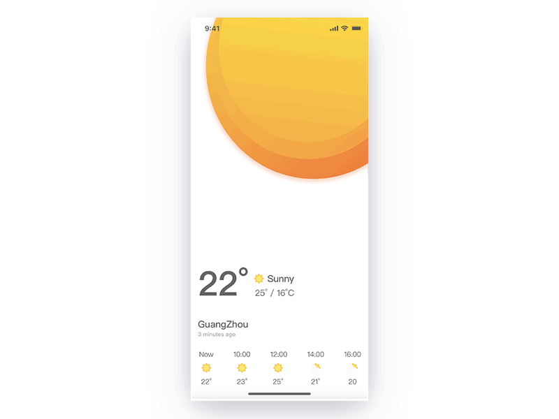 weather app principle ps sketch weather
