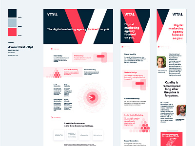 Vital - Desktop and mobile