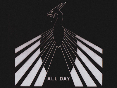 ALL DAY MIAMI all day alldaymia coffee dragon leaf logo miami palm raising sun sun