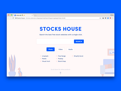 Stocks House Home chrome extension pink search stock photo stock stock photo stock photography