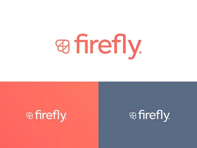 firefly logo aging brand connected healthcare icon iot logo product ui ux