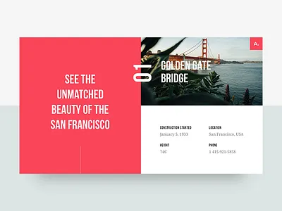 UI Experiment #18 blog experiment font free homepage landing mondrianizm one page website ui unsplash ux website