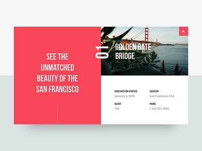 UI Experiment #18 blog experiment font free homepage landing mondrianizm one page website ui unsplash ux website