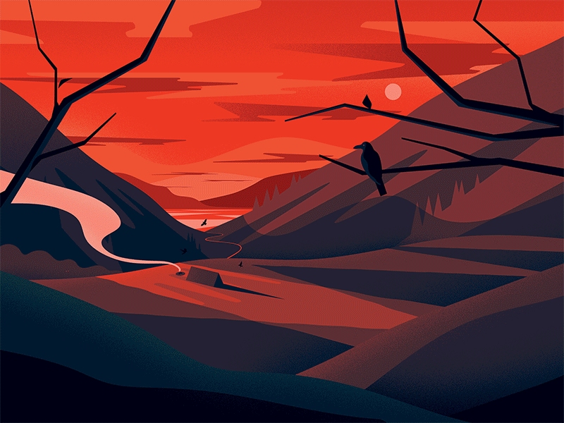 Helles Glen – can artwork beer brewery can label landscape packaging product scotland texture vector view