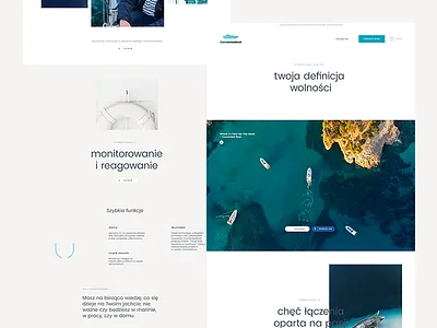 CB 2.25 - Landing page landing page motor boat sail sailing yacht