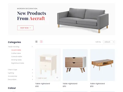 Product Categories categories creative interaction minimalist product ui uidesign