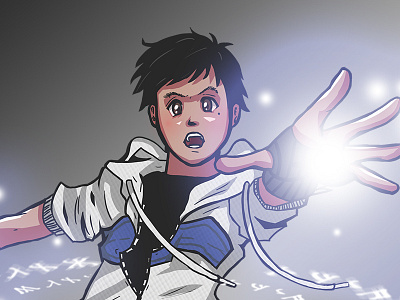 Scarred Journals Character Design - John adobe anime character design comics digital art illustration photoshop