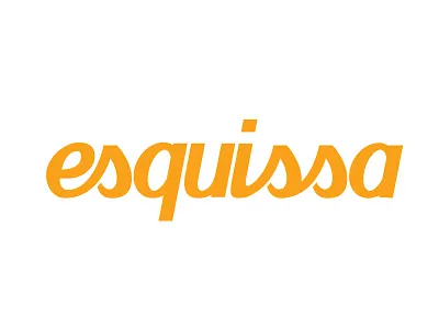 Esquissa Food Brand Wordmark Logo branding custom logo type design eat flat food brand logotype product brand typography wordmark yummy