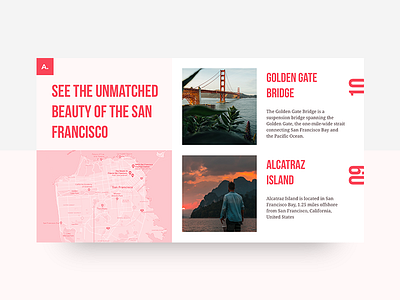UI Experiment #19 blog experiment font free homepage landing mondrianizm one page website ui unsplash ux website