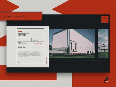 Informational Image Gallery bold button card clean editorial homepage landingpage typography ui ux