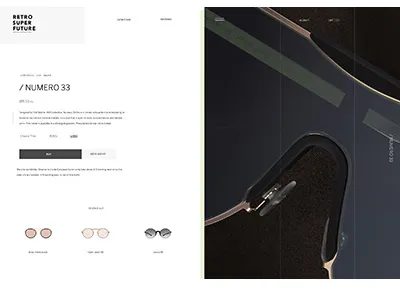 Retro Super Future Lookbook design direction ui web design