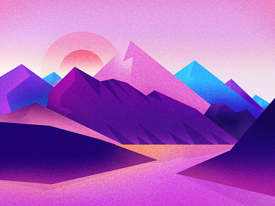 mountain illustrations scenery the