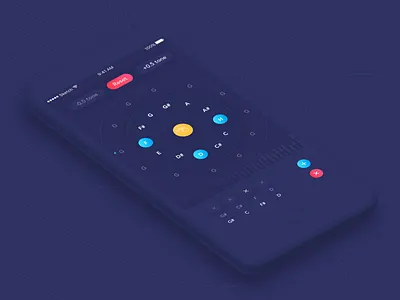Transpo.me app dark gitar ios music octave sing transposing