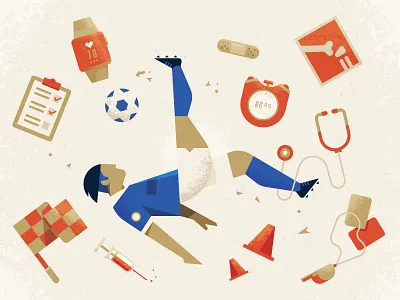 Everton Medical article bicycle espn everton football illustration medical soccer sports